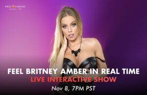 Feel Britney Amber in Real Time — Live Interactive Show | Nov 8, 7 PM PST Britney Live Show